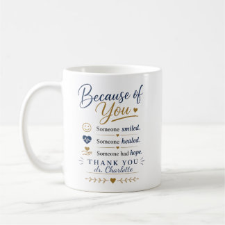 Dankeschön Doktor Geschenk zur Wertschätzung Kaffeetasse