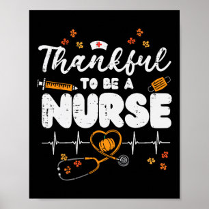 Dankeschön, ein Krankenschwester zu sein, Erntedan Poster