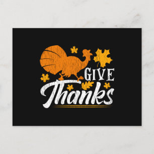Dankeschön Familie Kinder passendes Thanksgiving-G Postkarte