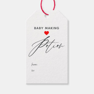 Dankeschön für Baby-Schöpfungstrank-Baby-Party Geschenkanhänger
