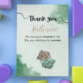 Dankeschön für Biologiemanoren Dankeskarte