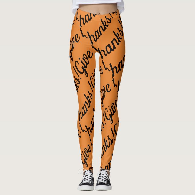Dankeschön für den Erntedank der Stille Leggings (Vorderseite)