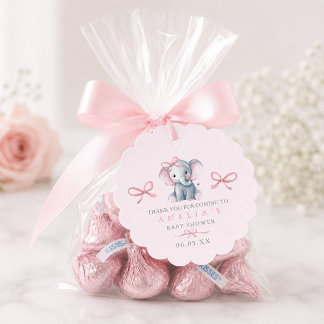 Dankeschön für die Babyparty für das Mädchen mit d Geschenkanhänger