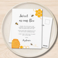 Dankeschön für die Bienen-Babyparty