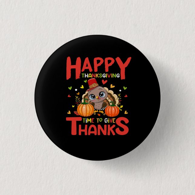 Dankeschön für die Danksagung Button (Vorderseite)