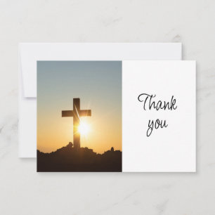 Dankeschön für freiwillige Helfer bei der Jesus-Ve Dankeskarte