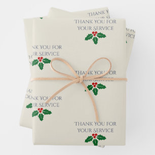Dankeschön für Ihre Dienste Geschenkpapier Set