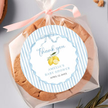 Dankeschön für Lemon Baby Shower