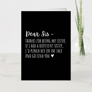 Dankeschön für Schwestern.