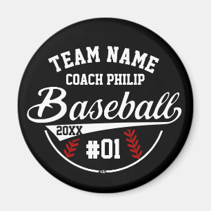 Dankeschön-Geschenk für Baseballtrainer-Team-Mama- Magnet