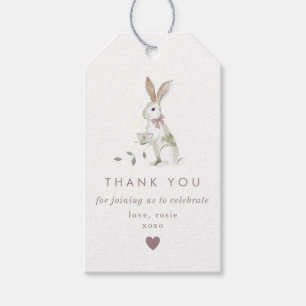 Dankeschön-Geschenk für Tea Party Baby Shower Geschenkanhänger