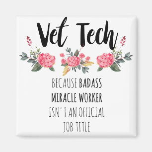 Dankeschön-Geschenk für Tierarzthelfer Magnet