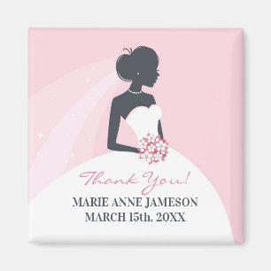 Dankeschön Geschenke Magnet für Brautjunggesellinn