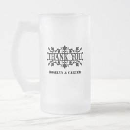 Dankeschön | Hochzeit Mattglas Bierglas