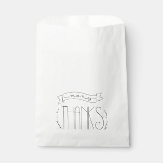 Dankeschön-Hochzeitsgeschenktüten Geschenktütchen