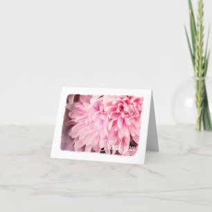 Dankeschön Ihre Hübsche, blassrosa Blume Dankeskarte