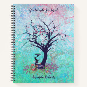Dankeschön Journal Serene Aquamarin und rosa Notizbuch