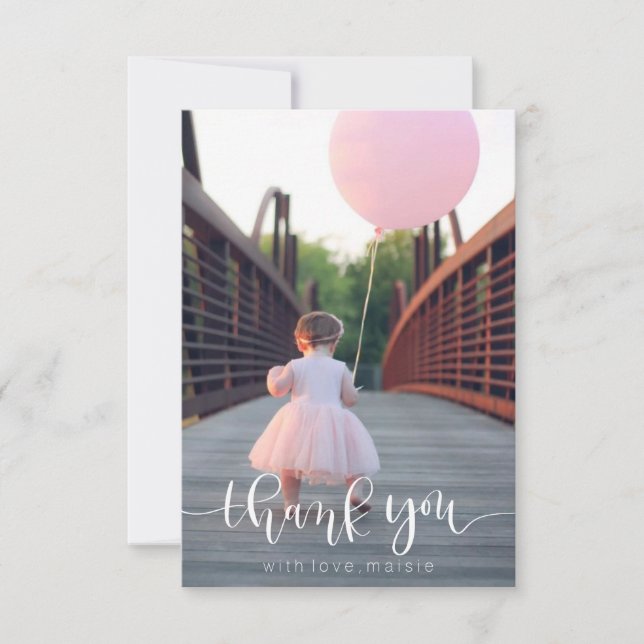 Dankeschön Karte (Vorderseite)