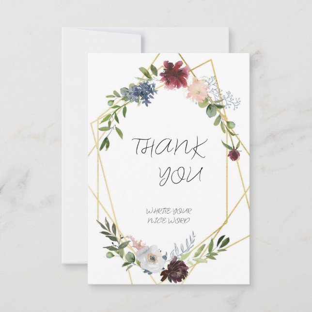 Dankeschön Karte (Vorderseite)