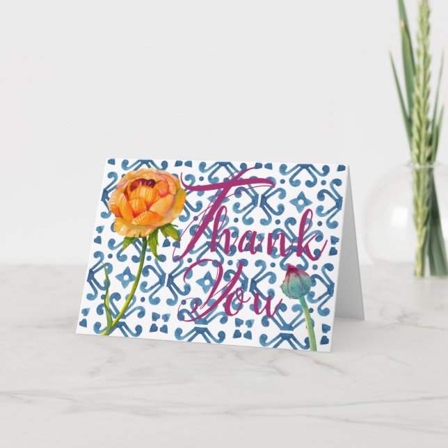 Dankeschön Karte (Vorderseite)