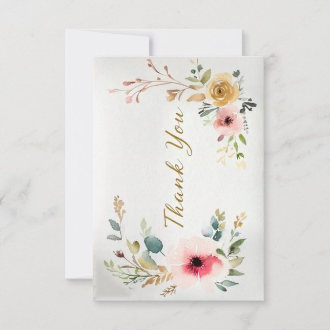 Dankeschön Karte (Vorderseite)