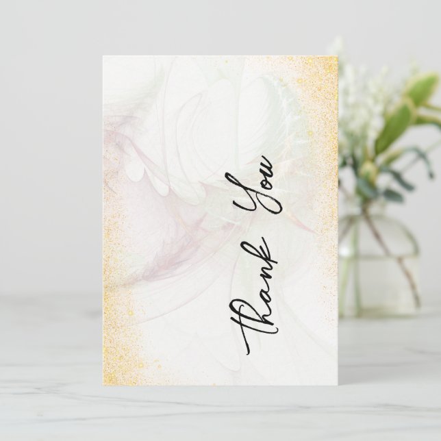 Dankeschön Karte (Stehend Vorderseite)