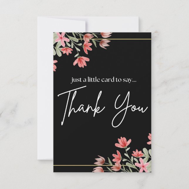 Dankeschön-Karte Dankeskarte (Vorderseite)