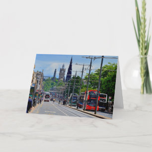 Dankeschön Karte Edinburgh Scotland