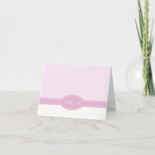 Dankeschön Karte für Hochzeit oder Dusche, Rosa