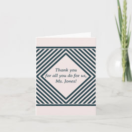 Dankeschön-Karte für Lehrer