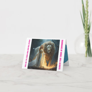 Dankeschön-Karte - Mit Gottes Schutz angepasst Dankeskarte