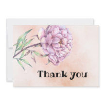 Dankeschön Karte mit Hortensie