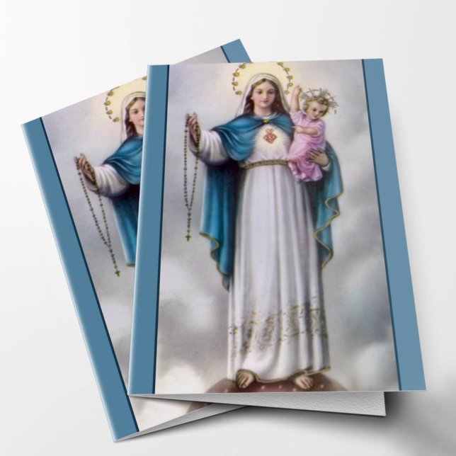 Dankeschön-Karten | Mary 12 Sterne (Mary 12 Stars Memorial Sympathy Funeral Thank You Card)