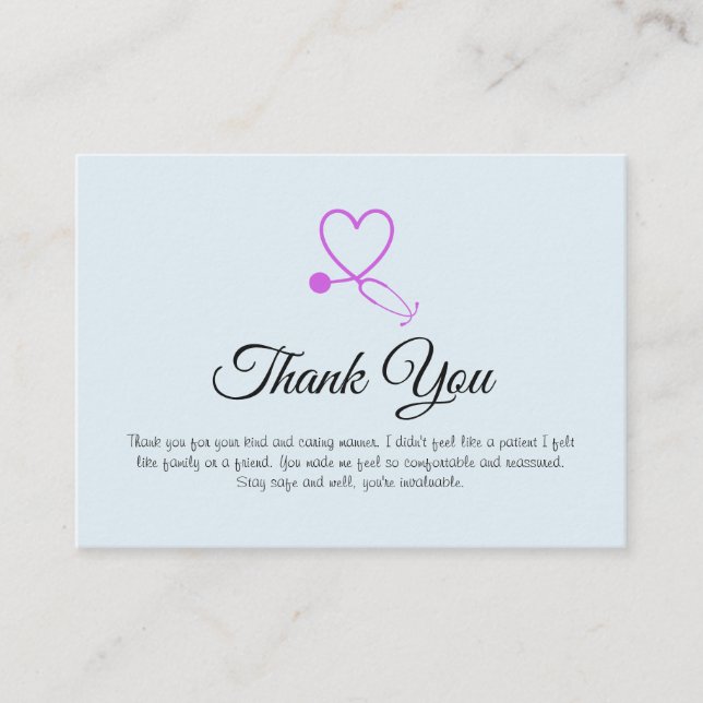 Dankeschön Karten - mehrere oder Single (Vorderseite)