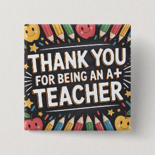 Dankeschön-Lehrererkennungs-Karte Button