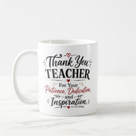 Dankeschön-Lehrergeschenke zur Würdigung Kaffeetasse