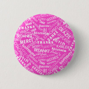 Dankeschön! - Mehrsprachigkeit - Internationale We Button