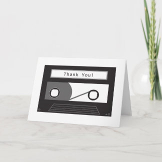 Dankeschön mit Mixtape Dankeskarte