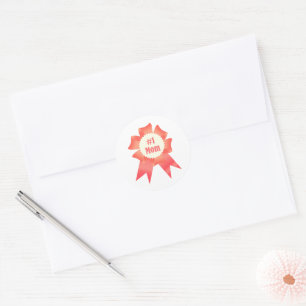 Dankeschön Nummer Eins Mama Gewinner Preisband Runder Aufkleber