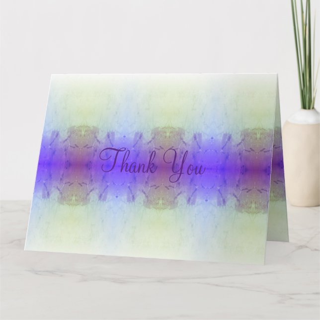 Dankeschön-Papier Karte (Vorderseite)