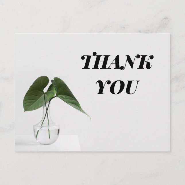 Dankeschön Postkarte (Vorderseite)