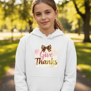 Dankeschön-T-Shirt   Florales Herbst-Coquette-Shir Hoodie