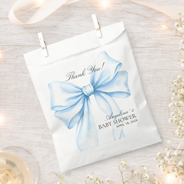 Dankeschön-Tüte Baby Shower. Geschenktütchen (Ausgeschnitten)