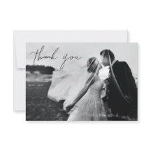 Dankeschön von Hand, Foto-Note-Karte