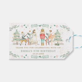 Dankeschön zum Nutcracker Ballet zum Geburtstag Geschenkanhänger