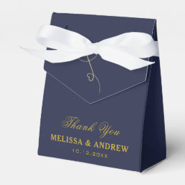 Dankeschön | Zwei Goldherzen | Personalisierte Hoc Geschenkschachtel
