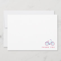 Dankeskarte für eine Radtour