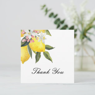 DANKESKARTE FÜR LIMONCELLO-BRIDAL-SHOWER