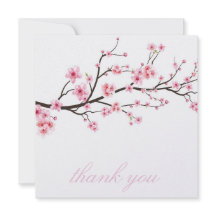 Dankeskarte: SAKURA CHERRY BLOSSOMS