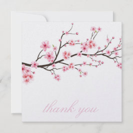 Dankeskarte: SAKURA CHERRY BLOSSOMS Dankeskarte